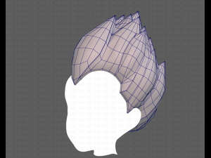 Base Hair for Boy V09 3D 模型