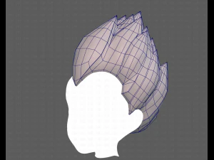 Base Hair for Boy V09 3D Model