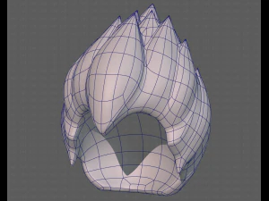 Base Hair for Boy V09 3D Model
