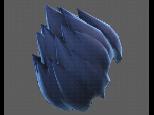 Base Hair for Boy V09 3D Model