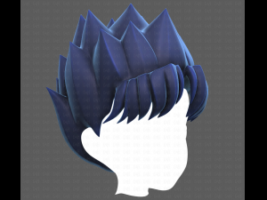Base Hair for Boy V10 3D Model