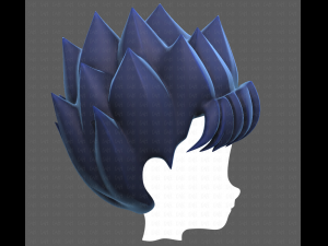 Base Hair for Boy V10 3D Model