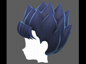 Base Hair for Boy V10 3D Model