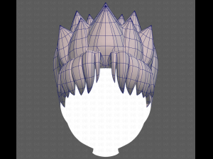 Base Hair for Boy V10 3D Model