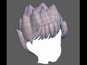 Base Hair for Boy V10 3D Model