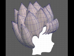 Base Hair for Boy V10 3D Model