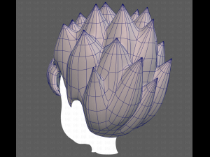 Base Hair for Boy V10 3D Model