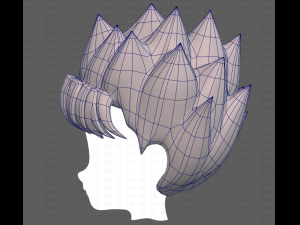 Base Hair for Boy V10 3D Model