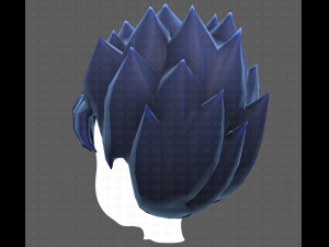 Base Hair for Boy V10 3D Model