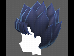 Base Hair for Boy V10 3D Model