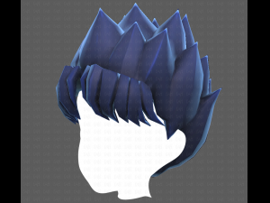 Base Hair for Boy V10 3D Model