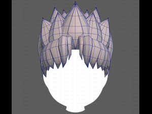 Base Hair for Boy V10 3D Model