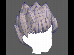 Base Hair for Boy V10 3D Model