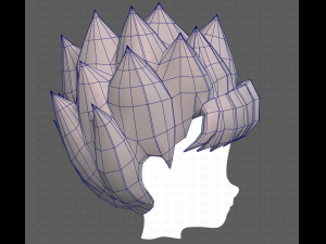 Base Hair for Boy V10 3D Model