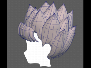 Base Hair for Boy V10 3D Model