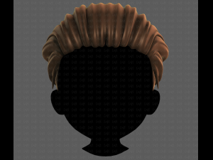 3D Hair style for boy V93 Modèle 3D