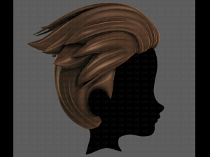 3D Hair style for boy V93 Modèle 3D