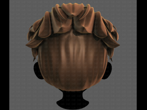 3D Hair style for boy V93 Modèle 3D