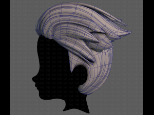 3D Hair style for boy V93 Modèle 3D