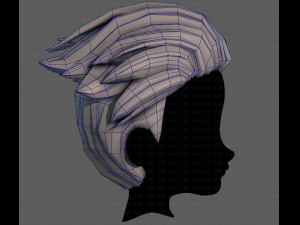 3D Hair style for boy V93 Modèle 3D