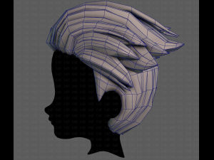 3D Hair style for boy V93 Modèle 3D