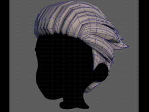 3D Hair style for boy V93 Modèle 3D