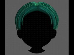 3D Hair style for boy V94 3D Model