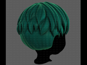 3D Hair style for boy V94 Model 3D