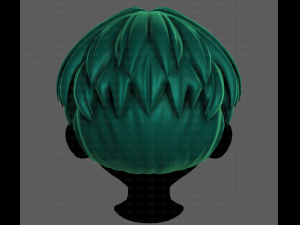 3D Hair style for boy V94 Model 3D