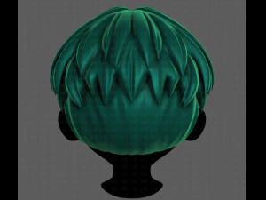 3D Hair style for boy V94 3D Model