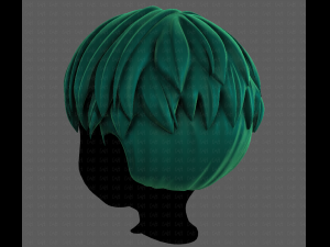 3D Hair style for boy V94 Model 3D