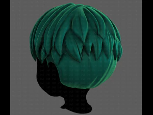 3D Hair style for boy V94 3D Model