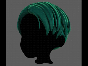 3D Hair style for boy V94 3D Model