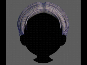 3D Hair style for boy V94 3D Model