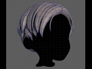 3D Hair style for boy V94 3D Model