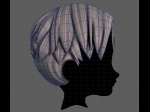 3D Hair style for boy V94 3D Model