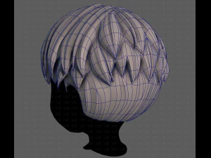 3D Hair style for boy V94 3D Model
