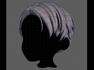 3D Hair style for boy V94 Model 3D