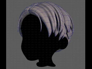 3D Hair style for boy V94 3D Model