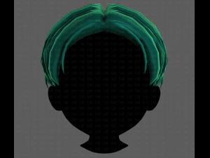 3D Hair style for boy V94 3D Model
