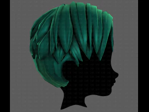 3D Hair style for boy V94 3D Model