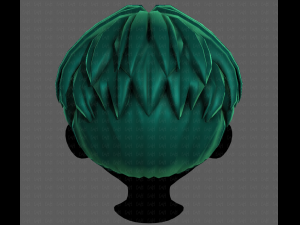 3D Hair style for boy V94 Model 3D