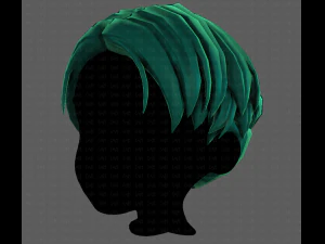 3D Hair style for boy V94 3D Model