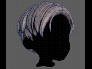 3D Hair style for boy V94 Model 3D