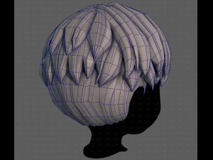 3D Hair style for boy V94 3D Model