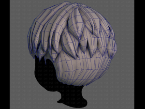 3D Hair style for boy V94 Model 3D