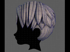 3D Hair style for boy V94 3D Model