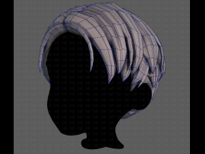 3D Hair style for boy V94 Model 3D