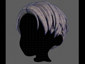 3D Hair style for boy V94 3D Model