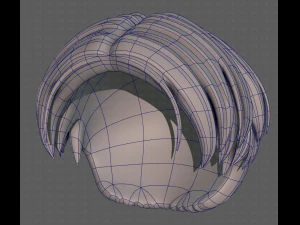3D Hair style for boy V94 3D Model